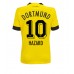 Cheap Borussia Dortmund Thorgan Hazard #10 Home Football Shirt Women 2022-23 Short Sleeve